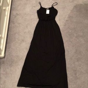 Lush black maxi dress